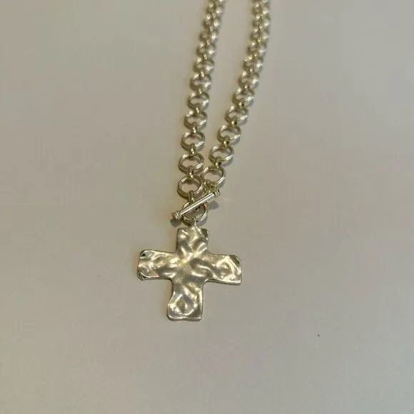 Boho cross necklace #1352 - Picture 3 of 4